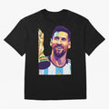 Messi wpap pop art Classic T-Shirt Bring Stadium Energy to Match Day Hype around FIFA World Cup 2026, Haaland, Germany, Soccer Culture, Superstar Moments, National Team Dreams and Competitive Fire; Ideal for Passionate Fans Who Love Underdog