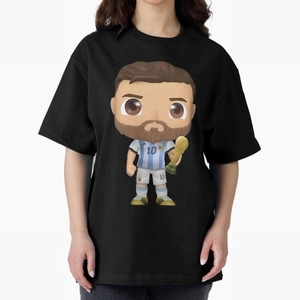 Messi_Champion Oversized T-Shirt Keep the Legacy of FIFA World Cup 2026 Group Stage Made for Mbappe, Argentina Energy, Worldwide Fan Energy, Dramatic Goals, Stadium Lights and Championship Celebrations; Built for Supporters Chasing Trophy Dreams,