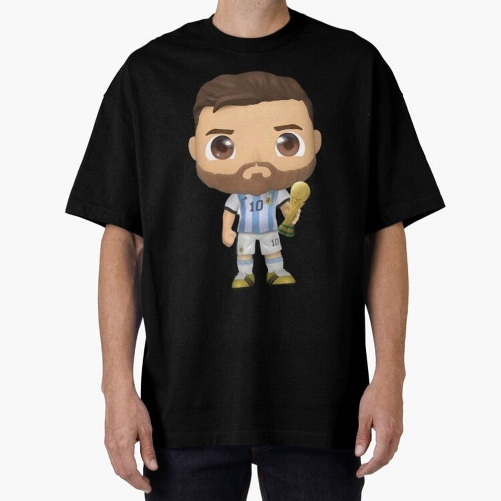 Messi_Champion Oversized T-Shirt Keep the Legacy of FIFA World Cup 2026 Group Stage Made for Mbappe, Argentina Energy, Worldwide Fan Energy, Dramatic Goals, Stadium Lights and Championship Celebrations; Built for Supporters Chasing Trophy Dreams,