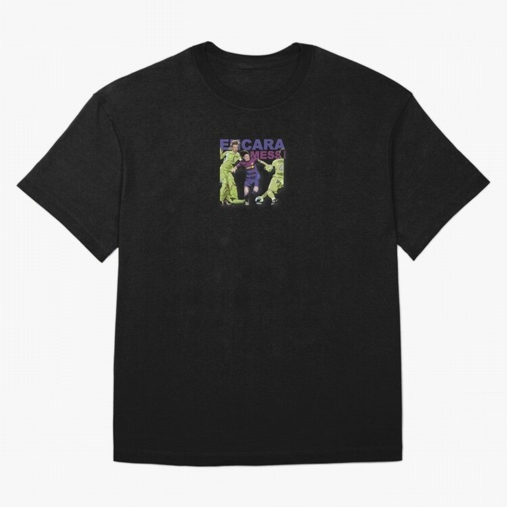 Barcelona 'Encara Messi' Design Oversized T-Shirt Celebrate the FIFA World Cup 2026 Group Stage Journey through Cristiano Ronaldo Highlights, Argentina, France and Brazil Pride, Football Festival Excitement, Trophy Ambitions, Country Rivalries and