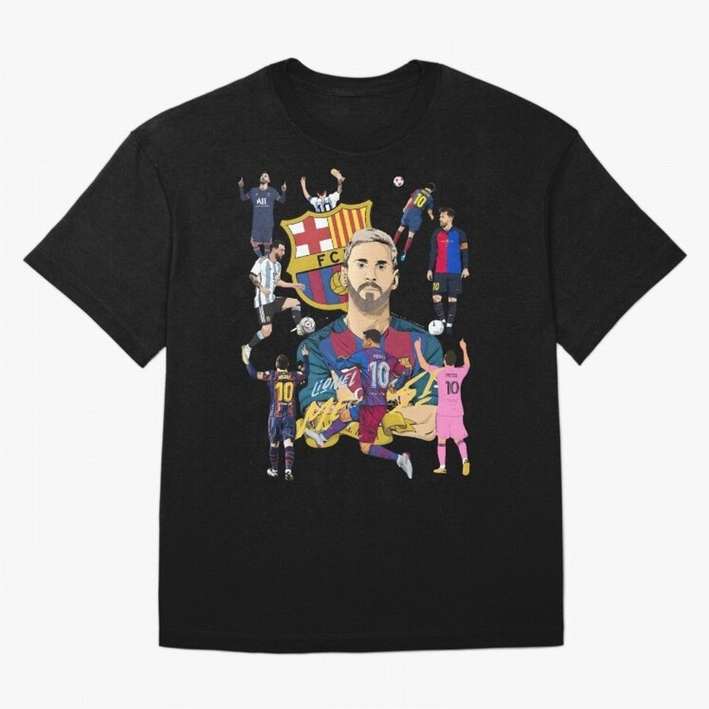MiaMessi Premium Oversized T-Shirt Feel the Roar of FIFA World Cup 2026 Built around Neymar, Haaland and Cristiano Ronaldo, Spain and Netherlands Energy, Match Day Excitement, Supporter Culture, Golden Goals and Global Football Passion; Perfect for