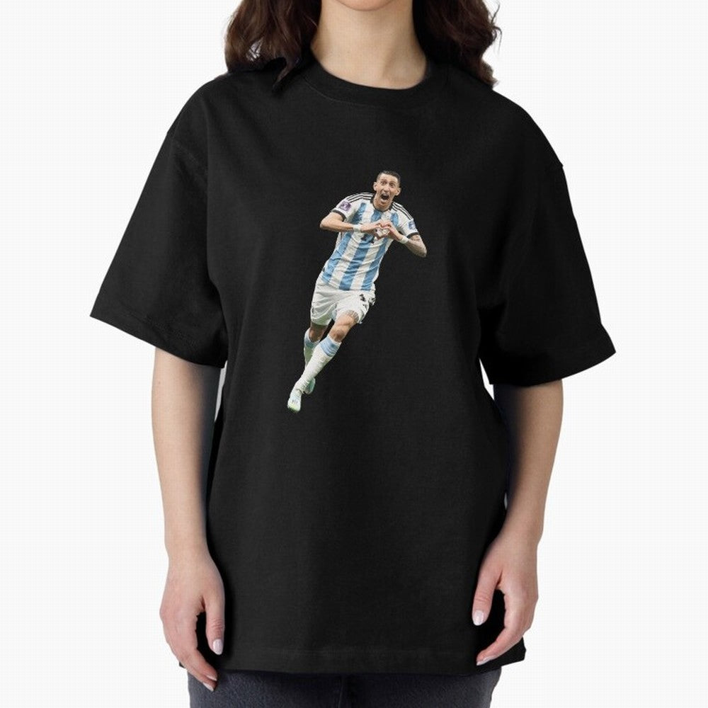 Angel Di Maria Oversized T-Shirt Honor the Beautiful Game during the FIFA World Cup 2026 Journey through Cristiano Ronaldo, Haaland and CR7 Highlights, Spain and Netherlands Pride, Classic Soccer Heritage, Championship Pressure, Fan Loyalty and