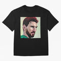 Painterly Messi Classic T-Shirt Remember Iconic Moments from FIFA World Cup 2026 Connected to Messi, Neymar and Mbappe, Brazil Energy, Global Supporter Spirit, Legendary Goals, National Colors and Tournament Celebration; Great for Watch Parties,