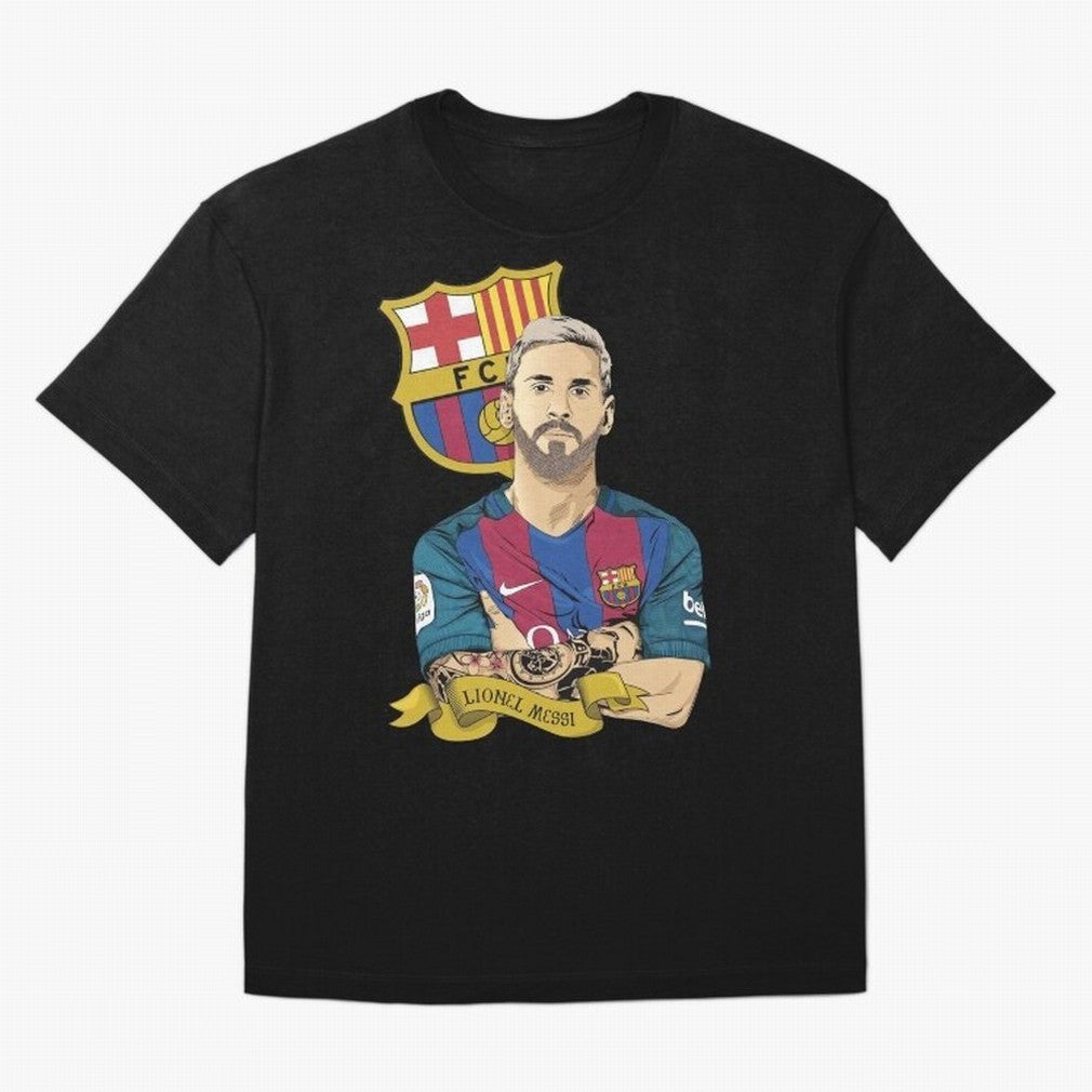 Lionel Messi (Barcelona) artwork Classic T-Shirt Celebrate National Team Dreams in Global Football Passion for FIFA World Cup 2026 Group Stage, Built around Neymar, England, France and Netherlands, Global Supporter Spirit, Legendary Goals, National
