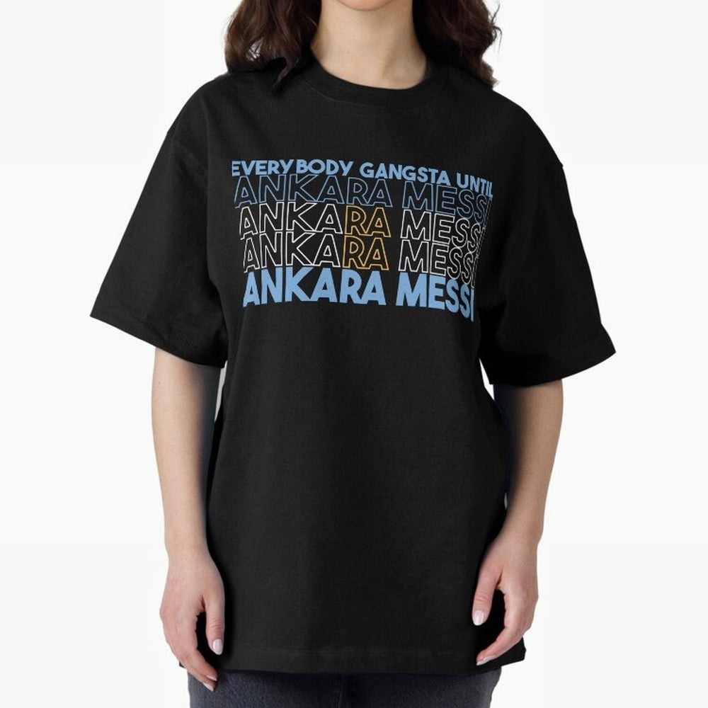 Everybody Gangsta - Lionel Messi - Ankara Messi Classic T-Shirt Celebrate the Biggest Stage of Global Football Passion for FIFA World Cup 2026 USA Canada Mexico, Built around CR7, Argentina and Brazil, Supporter Pride, Iconic Celebrations,