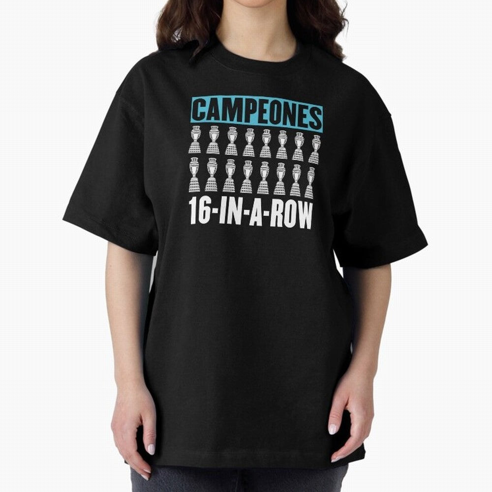 CHAMPIONS 16-IN-A-ROW Classic T-Shirt Carry FIFA World Cup 2026 USA Canada Mexico with Neymar, England and Germany Energy, Sports Nostalgia, International Competition, Famous Players and Unforgettable Victories; Ideal for Fans Who Follow Messi,