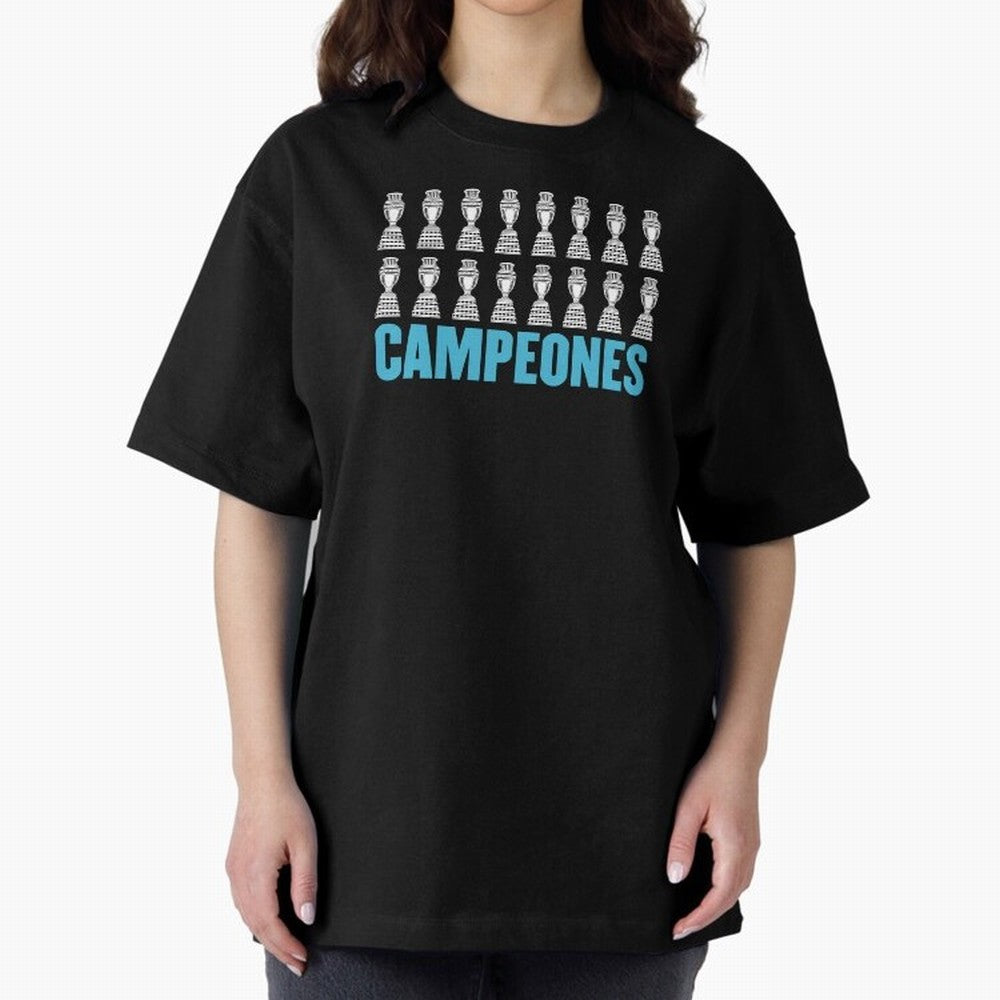 Campeones! Classic T-Shirt Feel International Energy from FIFA World Cup 2026 for Fans of CR7 and Messi and Argentina, France and Brazil, Bringing Fan Favorite Moments, National Team Passion, Big Match Drama and Soccer History; Perfect for People