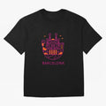Luggage Barcelona Oversized T-Shirt Spotlight Global Football Passion for FIFA World Cup 2026 Group Stage, Featuring Haaland and Mbappe, Portugal, Spain and Germany, Football Passion, Legendary Performances, Festival Vibes and Supporter Community;