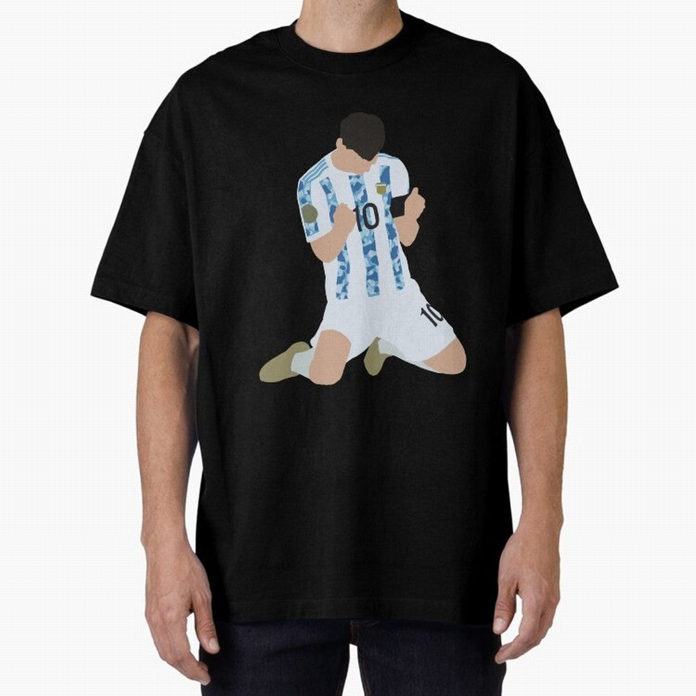 Messi Celebrates Argentina Victory Classic T-Shirt Turn Up for FIFA World Cup 2026 USA Canada Mexico for Fans of Neymar and Portugal, Bringing Football History, Final Match Energy, Crowd Noise and Once in a Lifetime Moments; Perfect for Fans,