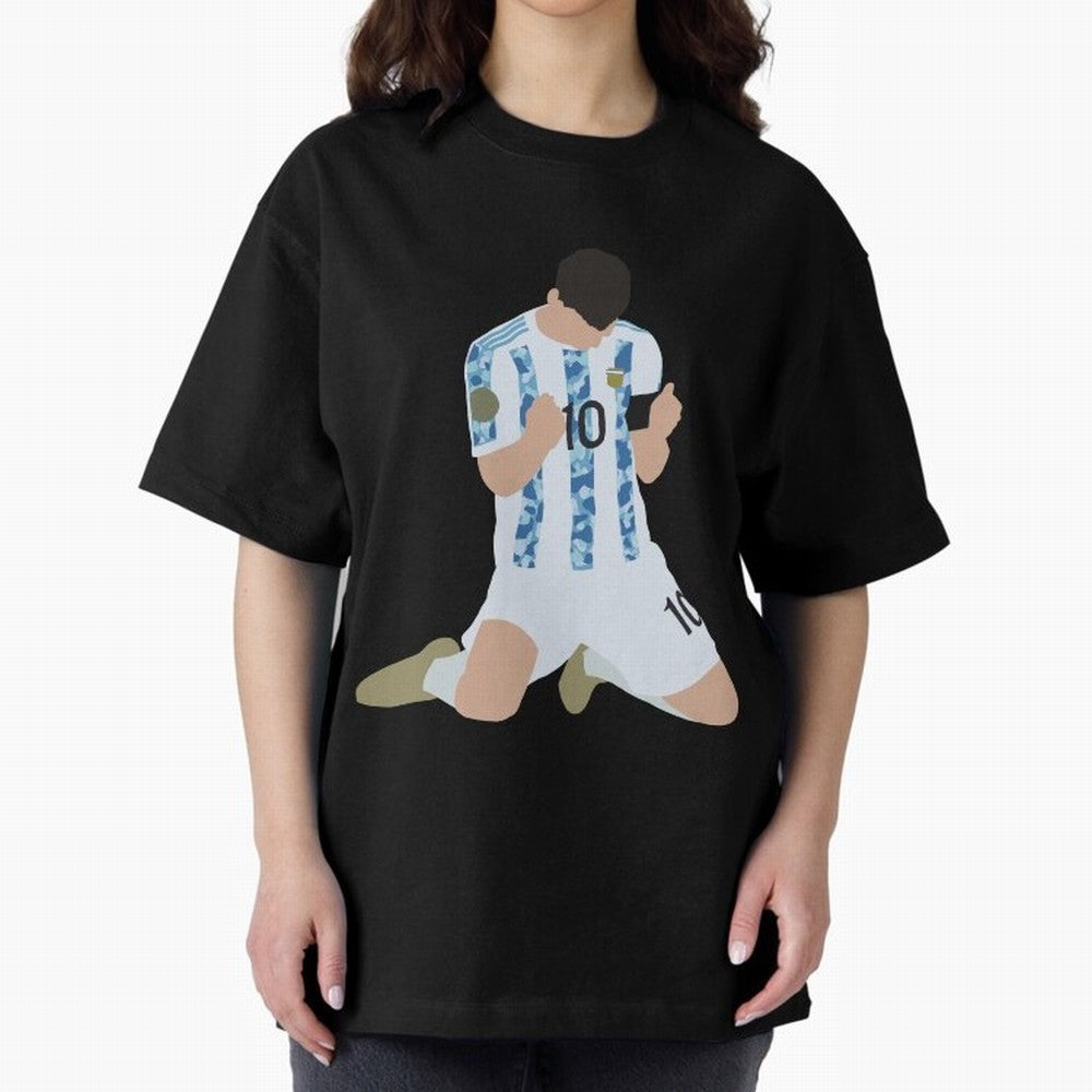 Messi Celebrates Argentina Victory Classic T-Shirt Turn Up for FIFA World Cup 2026 USA Canada Mexico for Fans of Neymar and Portugal, Bringing Football History, Final Match Energy, Crowd Noise and Once in a Lifetime Moments; Perfect for Fans,