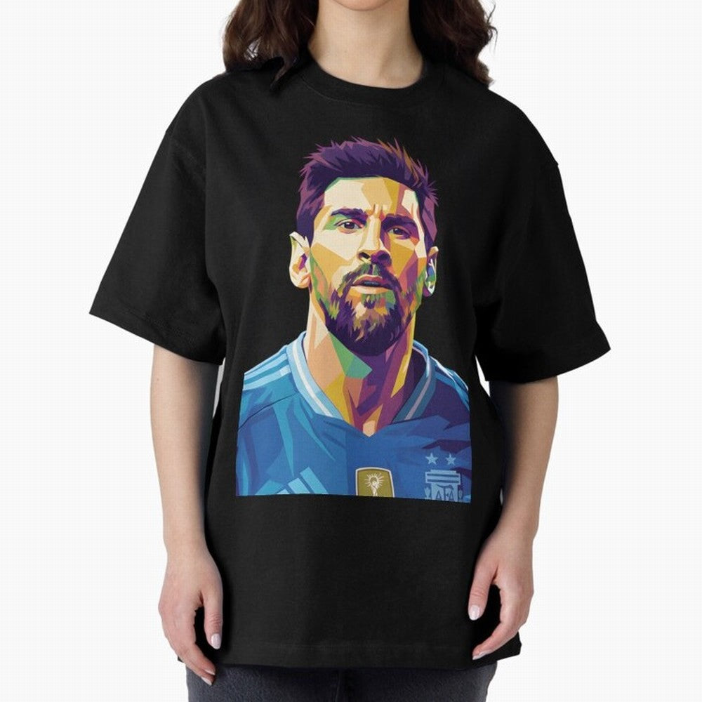 Messi wpap pop art Classic T-Shirt Cheer for Global Football Passion for FIFA World Cup 2026, Highlighting Messi, Neymar and Mbappe, England and Germany, Championship Spirit, Famous Goals, Roaring Crowds and International Football Unity; Made for
