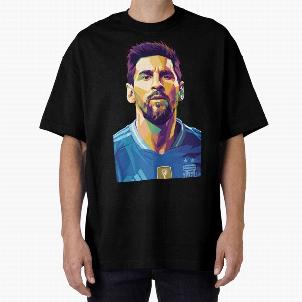 Messi wpap pop art Classic T-Shirt Cheer for Global Football Passion for FIFA World Cup 2026, Highlighting Messi, Neymar and Mbappe, England and Germany, Championship Spirit, Famous Goals, Roaring Crowds and International Football Unity; Made for