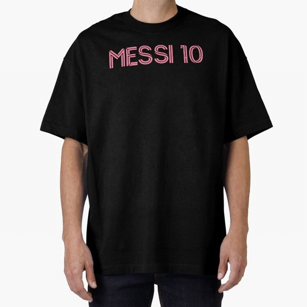 Messi Inter Miami Oversized T-Shirt Feel the Trophy Chase of Match Day Hype around FIFA World Cup 2026 Group Stage, Haaland, France, Football History, Final Match Energy, Crowd Noise and Once in a Lifetime Moments; Great for Watch Parties, Sports