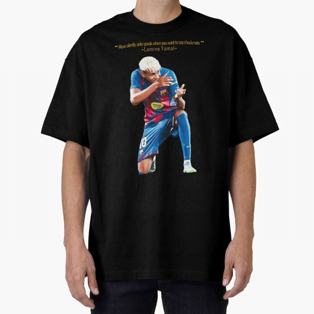 Move Silently Only Speak When You Want To Say Checkmate Lamine Yamal Classic T-Shirt Feel Global Football Passion for FIFA World Cup 2026, Featuring CR7, France and Portugal, Stadium Chants, National Pride, Trophy Dreams and Unforgettable Football