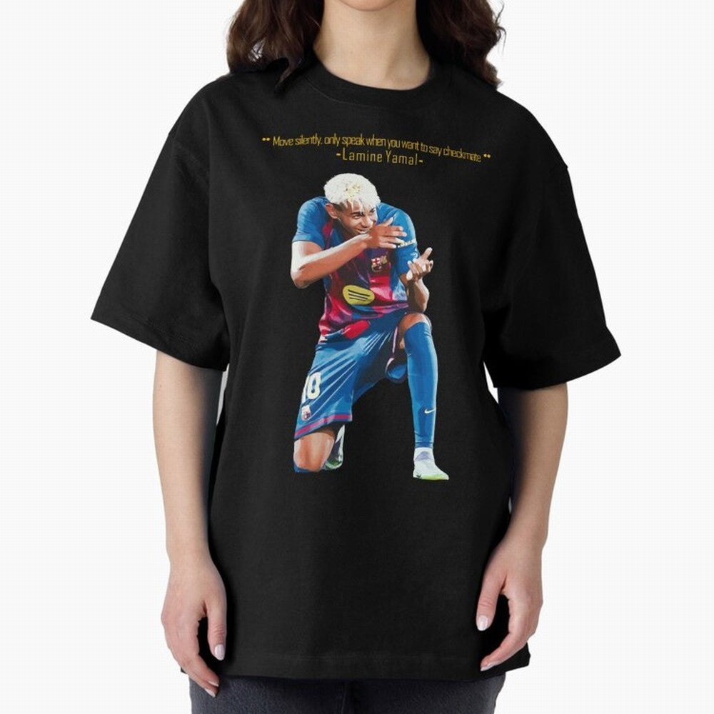 Move Silently Only Speak When You Want To Say Checkmate Lamine Yamal Classic T-Shirt Feel Global Football Passion for FIFA World Cup 2026, Featuring CR7, France and Portugal, Stadium Chants, National Pride, Trophy Dreams and Unforgettable Football