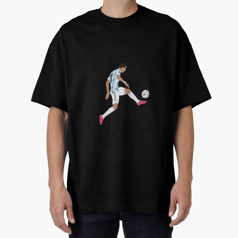 Angel Di Maria Argentina Football Player Classic T-Shirt Back the Journey through FIFA World Cup 2026 Group Stage with Neymar, Haaland and Cristiano Ronaldo, Brazil Energy, Worldwide Fan Energy, Dramatic Goals, Stadium Lights and Championship