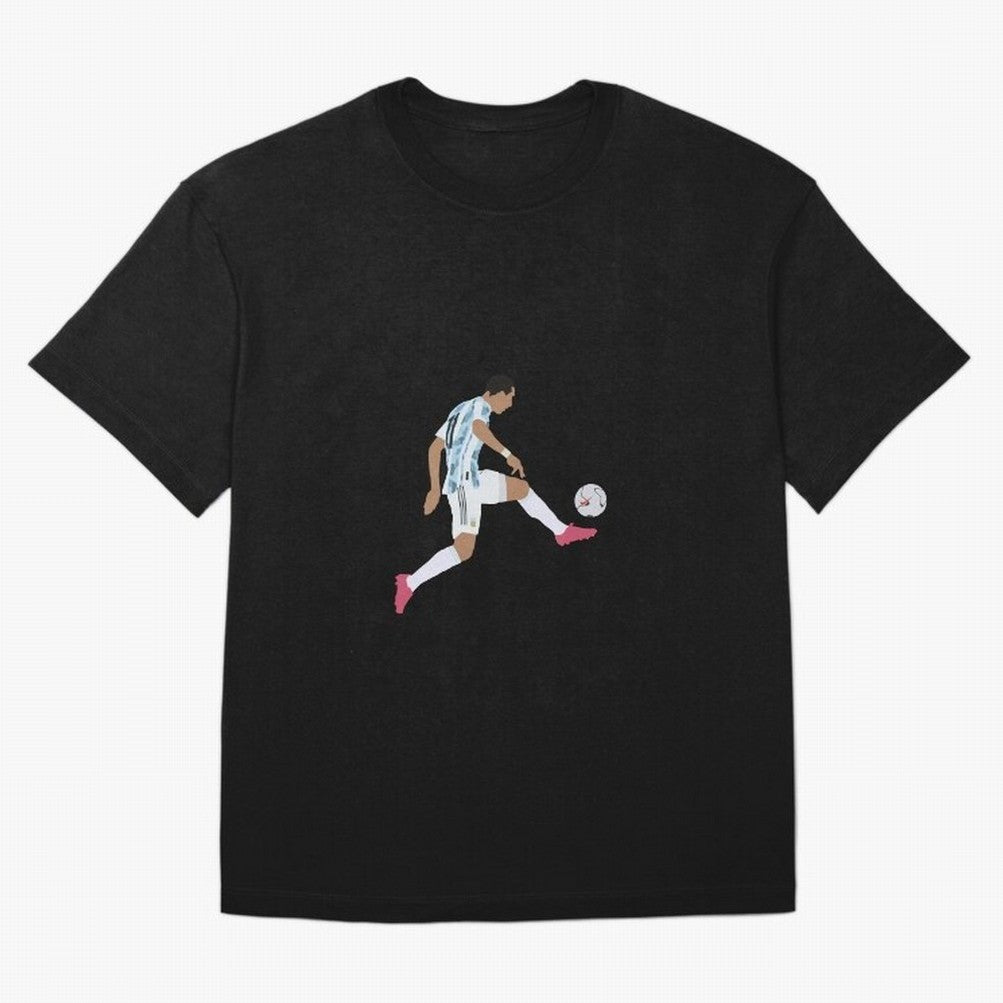 Angel Di Maria Argentina Football Player Classic T-Shirt Back the Journey through FIFA World Cup 2026 Group Stage with Neymar, Haaland and Cristiano Ronaldo, Brazil Energy, Worldwide Fan Energy, Dramatic Goals, Stadium Lights and Championship