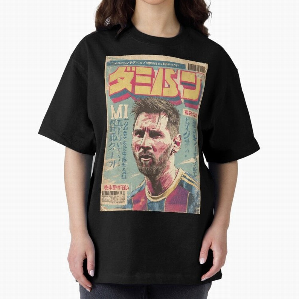 Messi the Goat Japanese Vintage Poster Classic T-Shirt Celebrate the Road through Global Football Passion for FIFA World Cup 2026 USA Canada Mexico, Centered on Neymar, France, Worldwide Fan Energy, Dramatic Goals, Stadium Lights and Championship