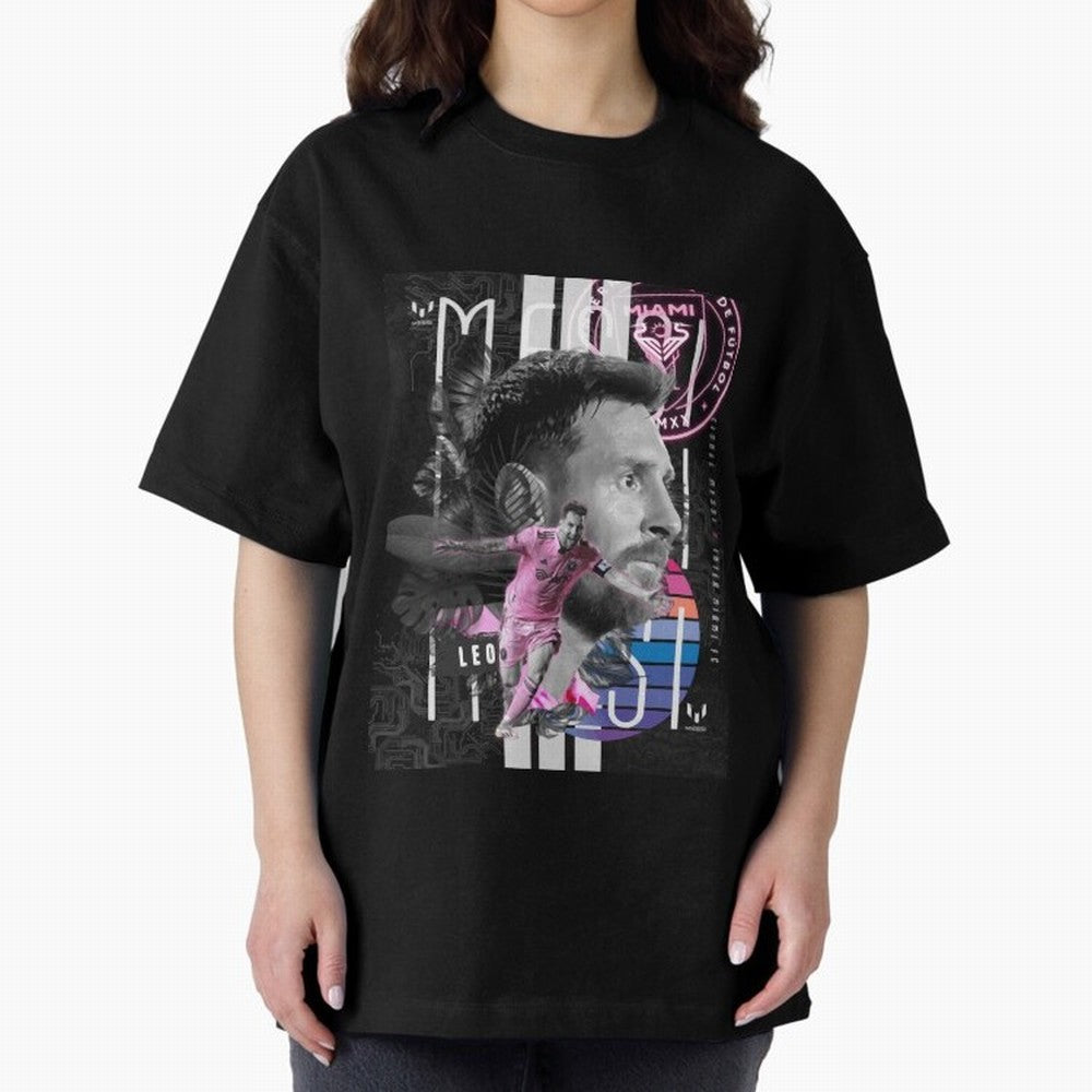 Messi Pop Art Portrait Classic T-Shirt Capture FIFA World Cup 2026 USA Canada Mexico Connected to CR7 and Messi, Brazil, Portugal and Argentina Energy, Champion Mindset, Group Stage Buzz, Knockout Tension and Passionate Fan Culture; Perfect for
