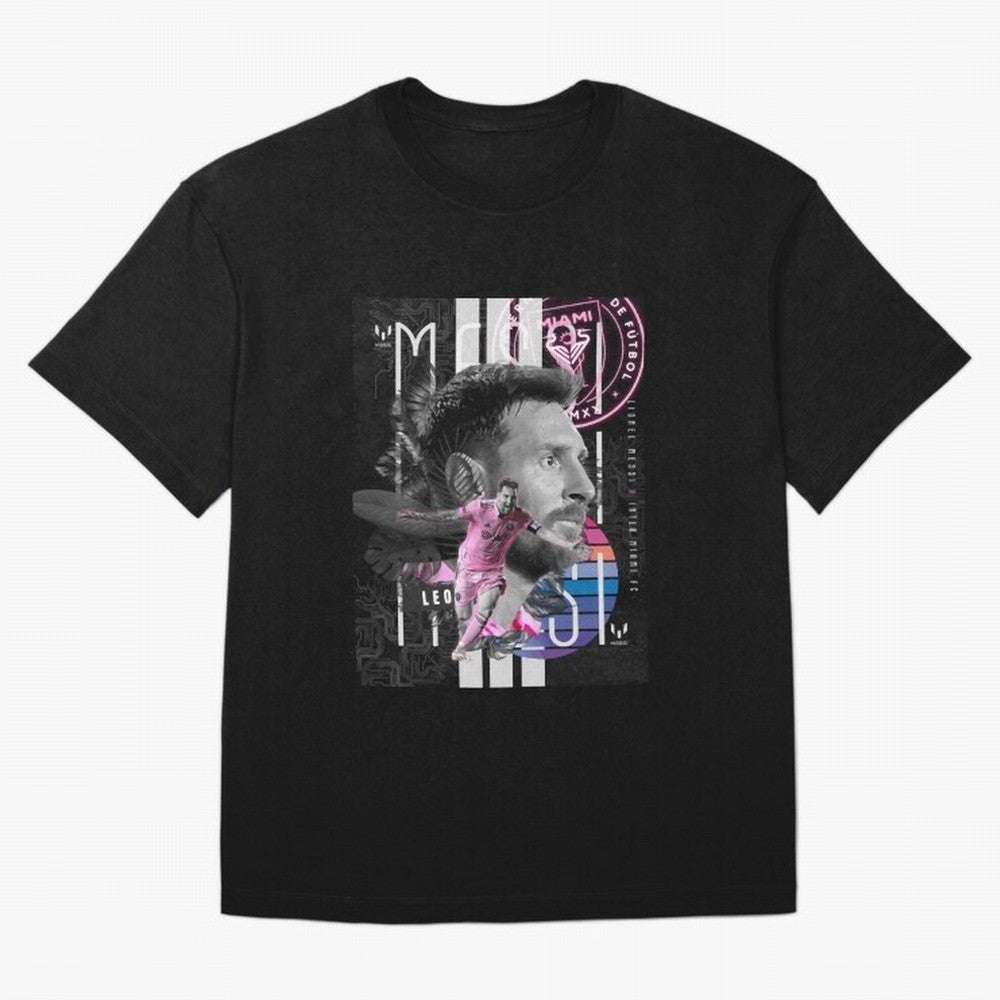 Messi Pop Art Portrait Classic T-Shirt Capture FIFA World Cup 2026 USA Canada Mexico Connected to CR7 and Messi, Brazil, Portugal and Argentina Energy, Champion Mindset, Group Stage Buzz, Knockout Tension and Passionate Fan Culture; Perfect for