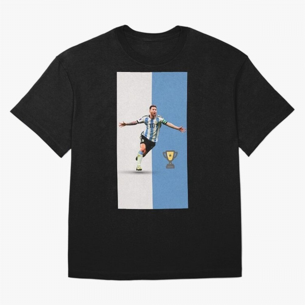 World Cup /Lional Messi/football, soccer Oversized T-Shirt Relive FIFA World Cup 2026 USA Canada Mexico Driven by Mbappe and Neymar, Brazil Energy, Football Festival Excitement, Trophy Ambitions, Country Rivalries and Star Player Buzz; Made for Die