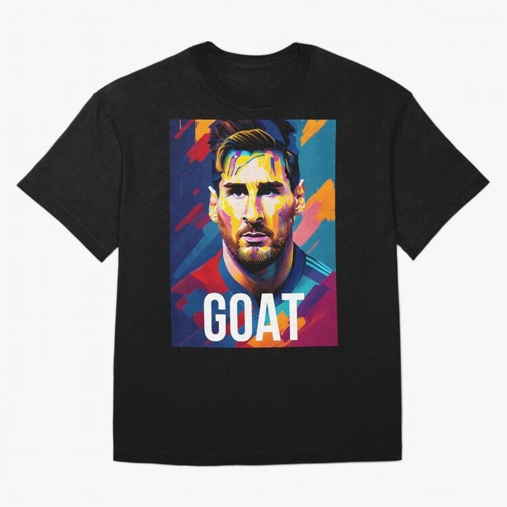 Messi Pop Art Portrait Classic T-Shirt Feel the Roar of Match Day Hype around FIFA World Cup 2026, Neymar, Haaland and Cristiano Ronaldo, Netherlands, Retro Football Energy, Iconic Rivalries, Trophy Chase Drama and Stadium Atmosphere; Made for Die