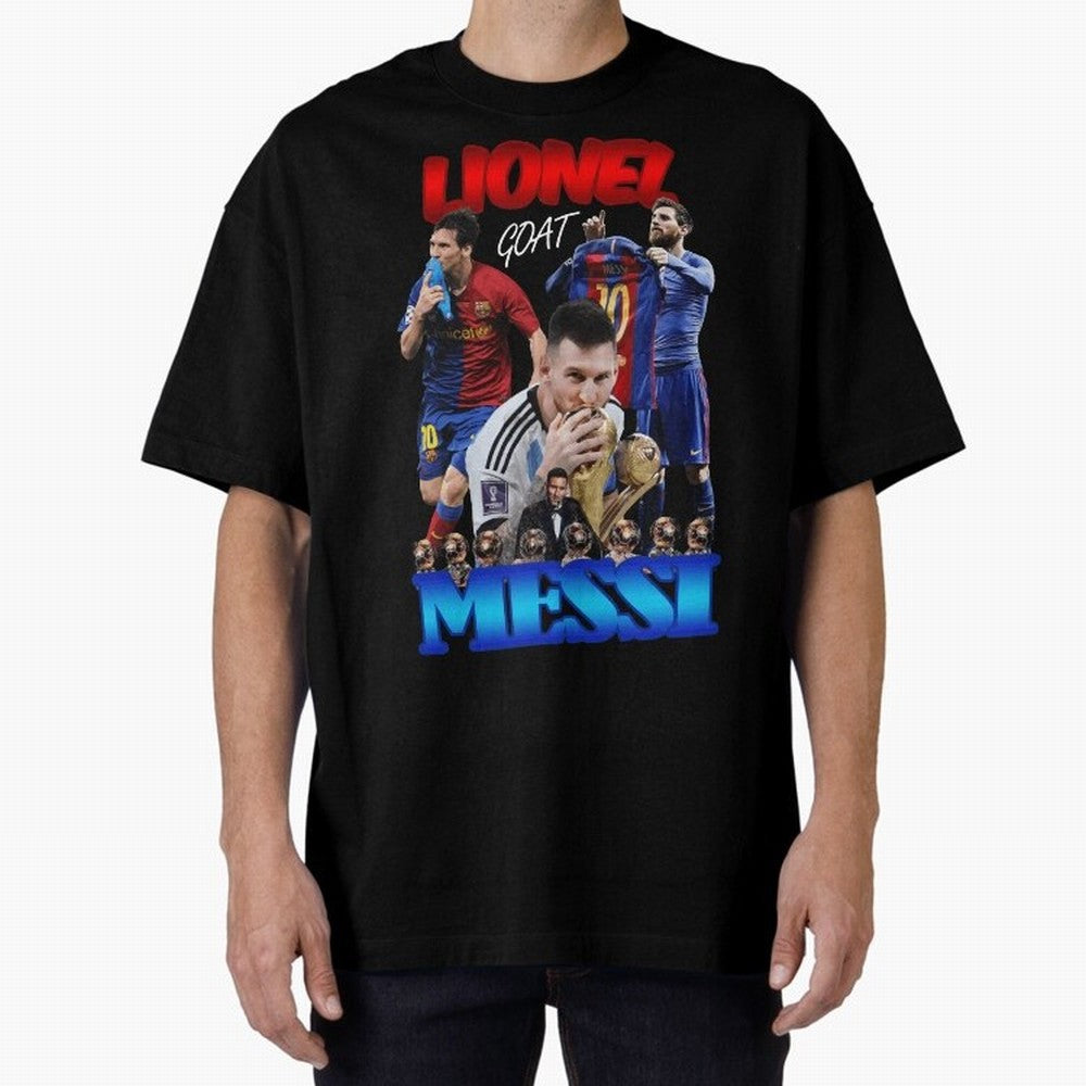 Messi The GOAT Classic T-Shirt Follow the Final Road of Global Football Passion for FIFA World Cup 2026 USA Canada Mexico, Driven by Neymar, Spain, Match Day Excitement, Supporter Culture, Golden Goals and Global Football Passion; Ideal for Fans