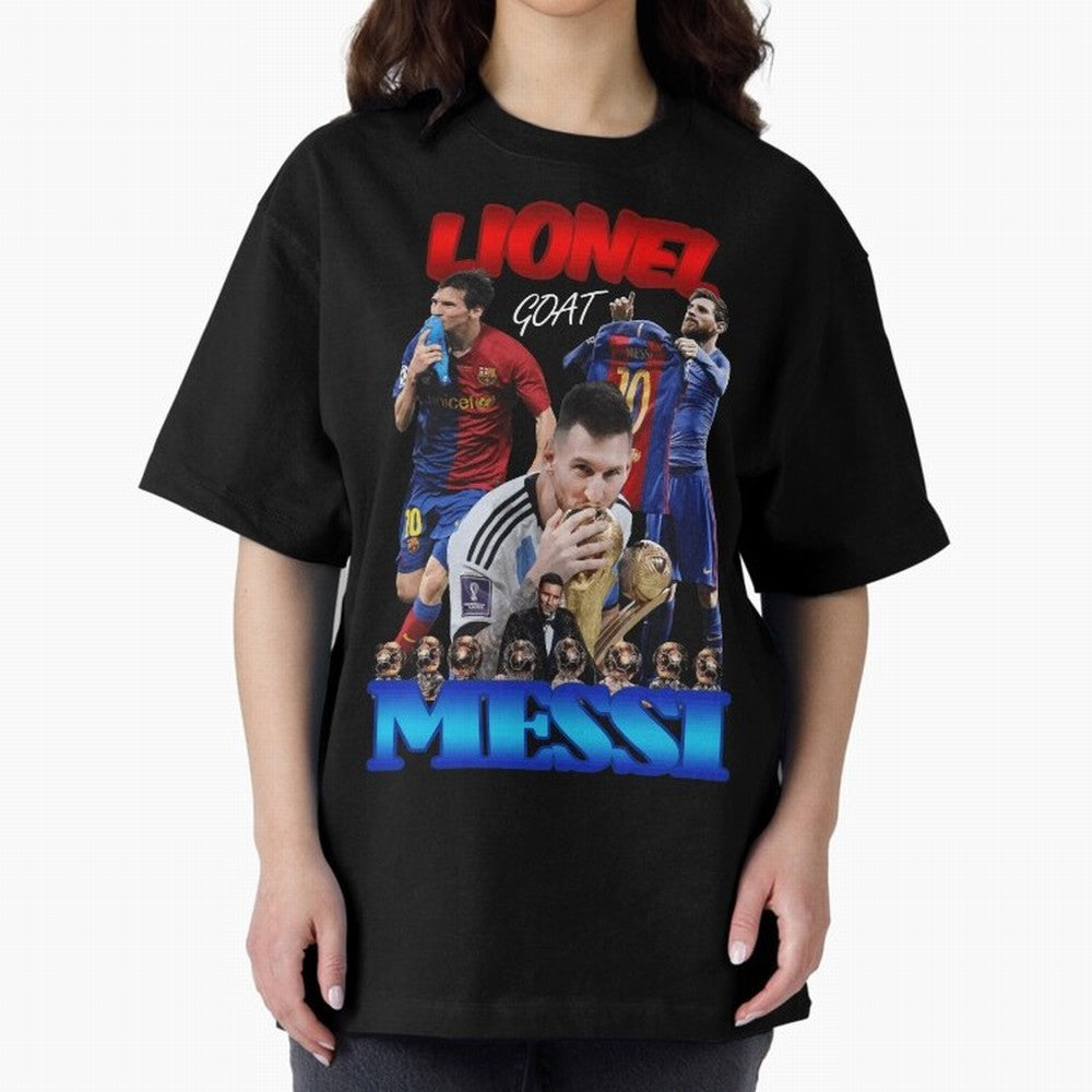 Messi The GOAT Classic T-Shirt Follow the Final Road of Global Football Passion for FIFA World Cup 2026 USA Canada Mexico, Driven by Neymar, Spain, Match Day Excitement, Supporter Culture, Golden Goals and Global Football Passion; Ideal for Fans