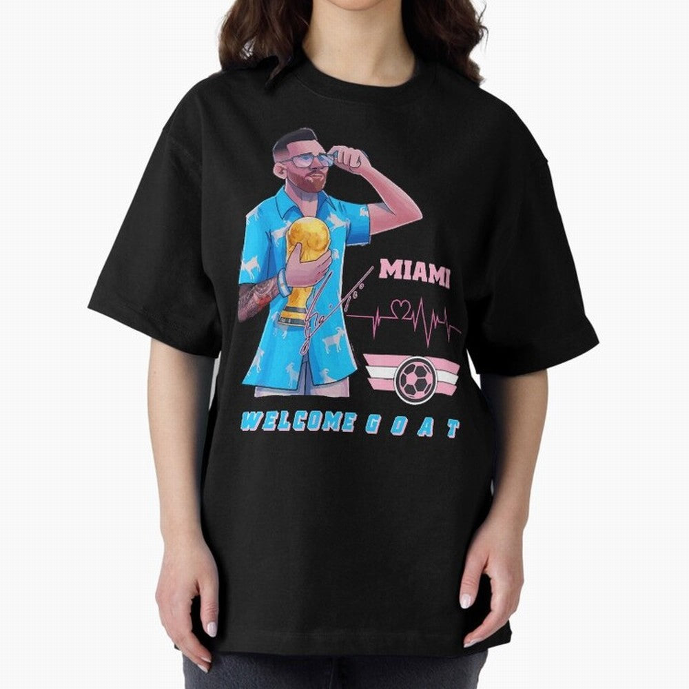 Messi The GOAT Classic T-Shirt Celebrate Supporters United by Global Football Passion for FIFA World Cup 2026 USA Canada Mexico, Inspired by Cristiano Ronaldo, Haaland and CR7, Spain, Football Festival Excitement, Trophy Ambitions, Country