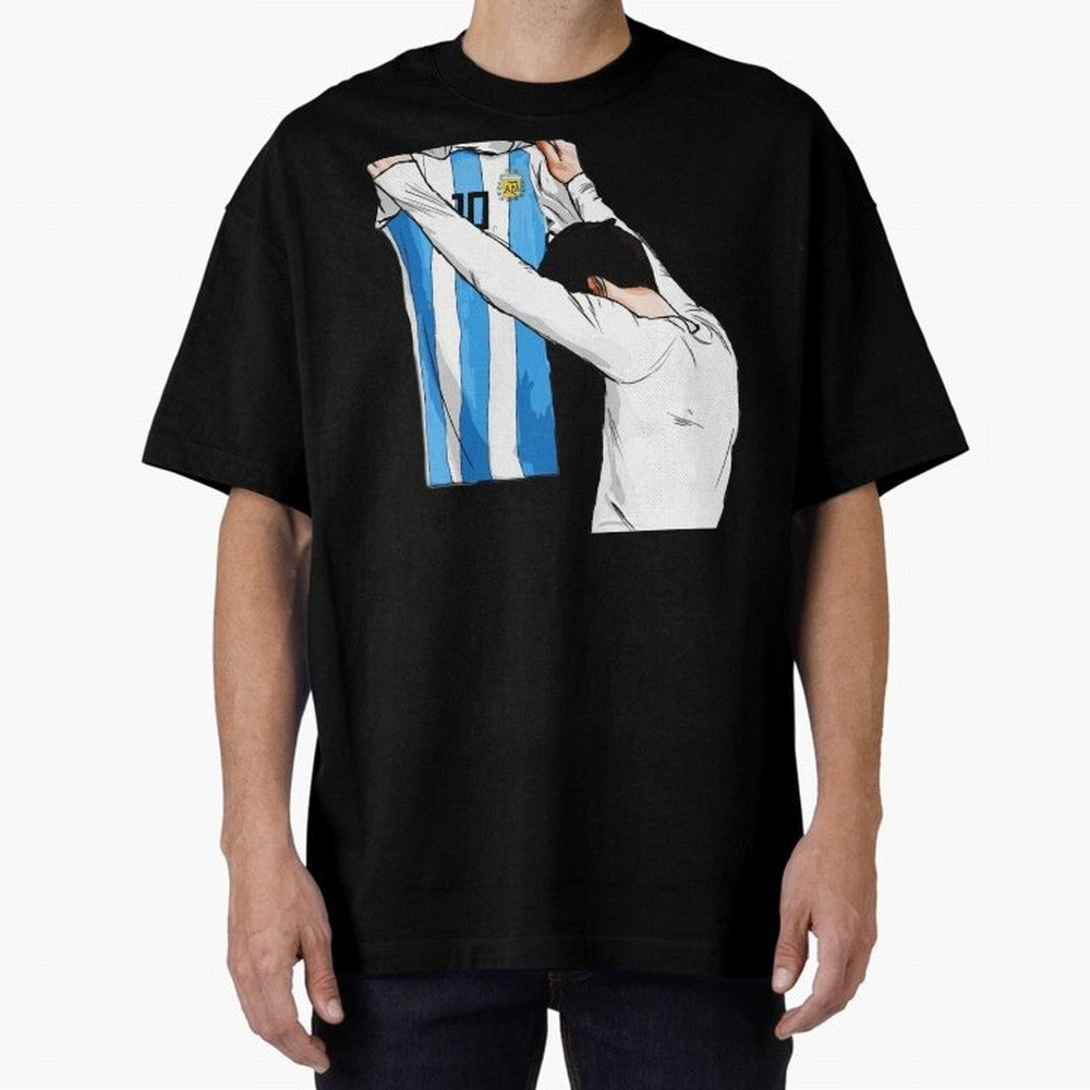 Messi The GOAT Classic T-Shirt Follow the Final Road of the FIFA World Cup 2026 USA Canada Mexico Journey through Messi, Neymar and Mbappe Highlights, Portugal Pride, Football History, Final Match Energy, Crowd Noise and Once in a Lifetime Moments;
