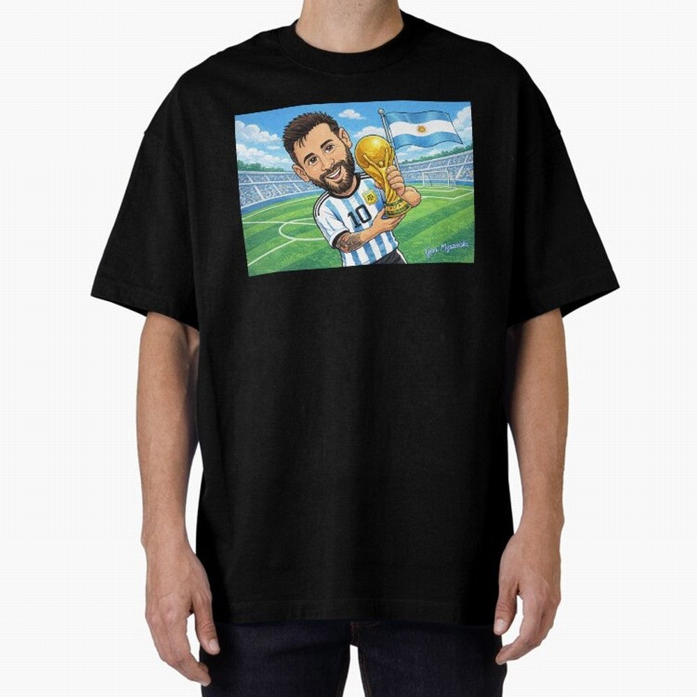 Lionel Messi Argentina World Cup 2022 Classic T-Shirt Back Your Heroes with Global Football Passion for FIFA World Cup 2026, Celebrating Neymar, Netherlands, Championship Spirit, Famous Goals, Roaring Crowds and International Football Unity; Great