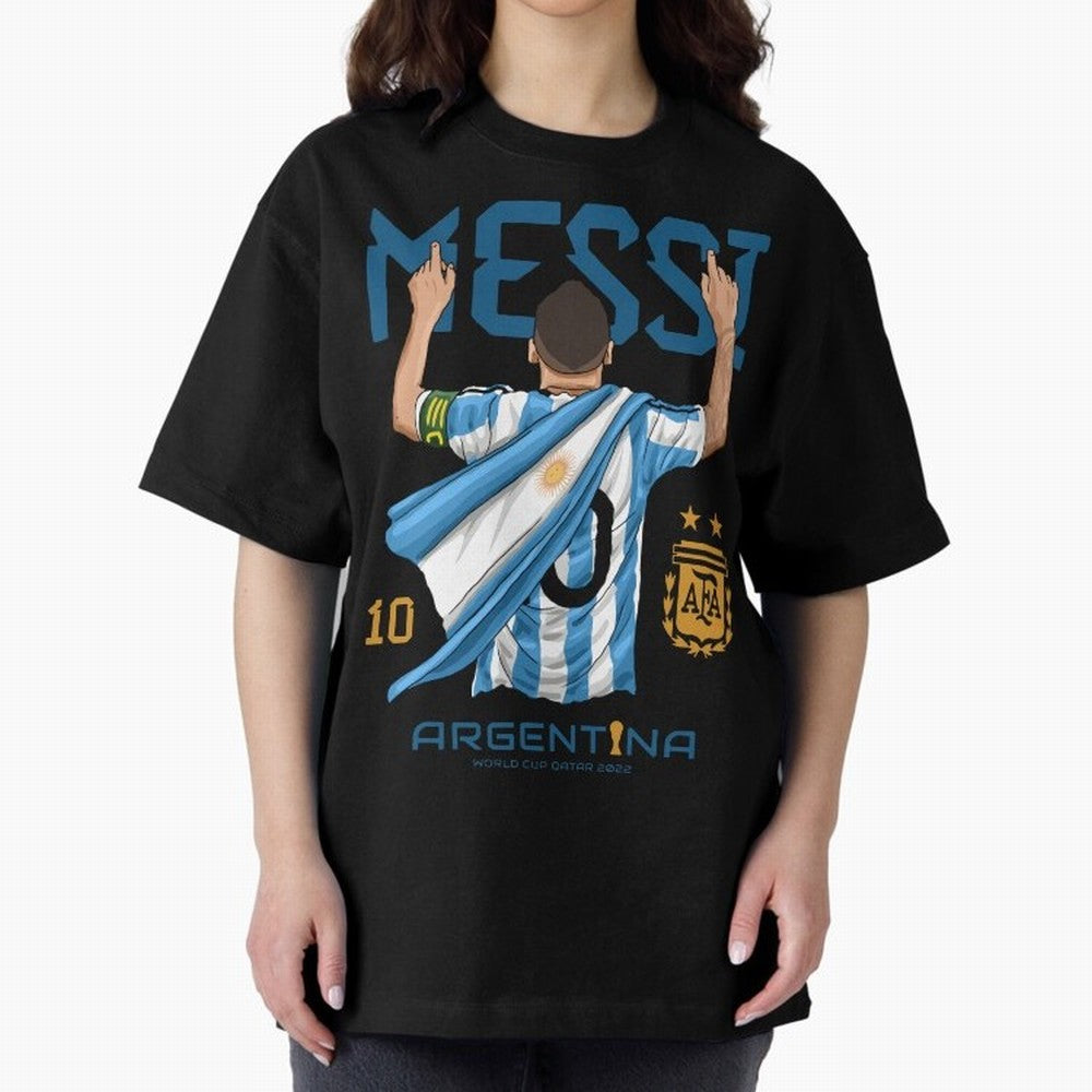 Messi Pop Art Portrait Classic T-Shirt Make Your Look Match the FIFA World Cup 2026 USA Canada Mexico Journey through CR7 Highlights, England and Germany Pride, Sports Nostalgia, International Competition, Famous Players and Unforgettable