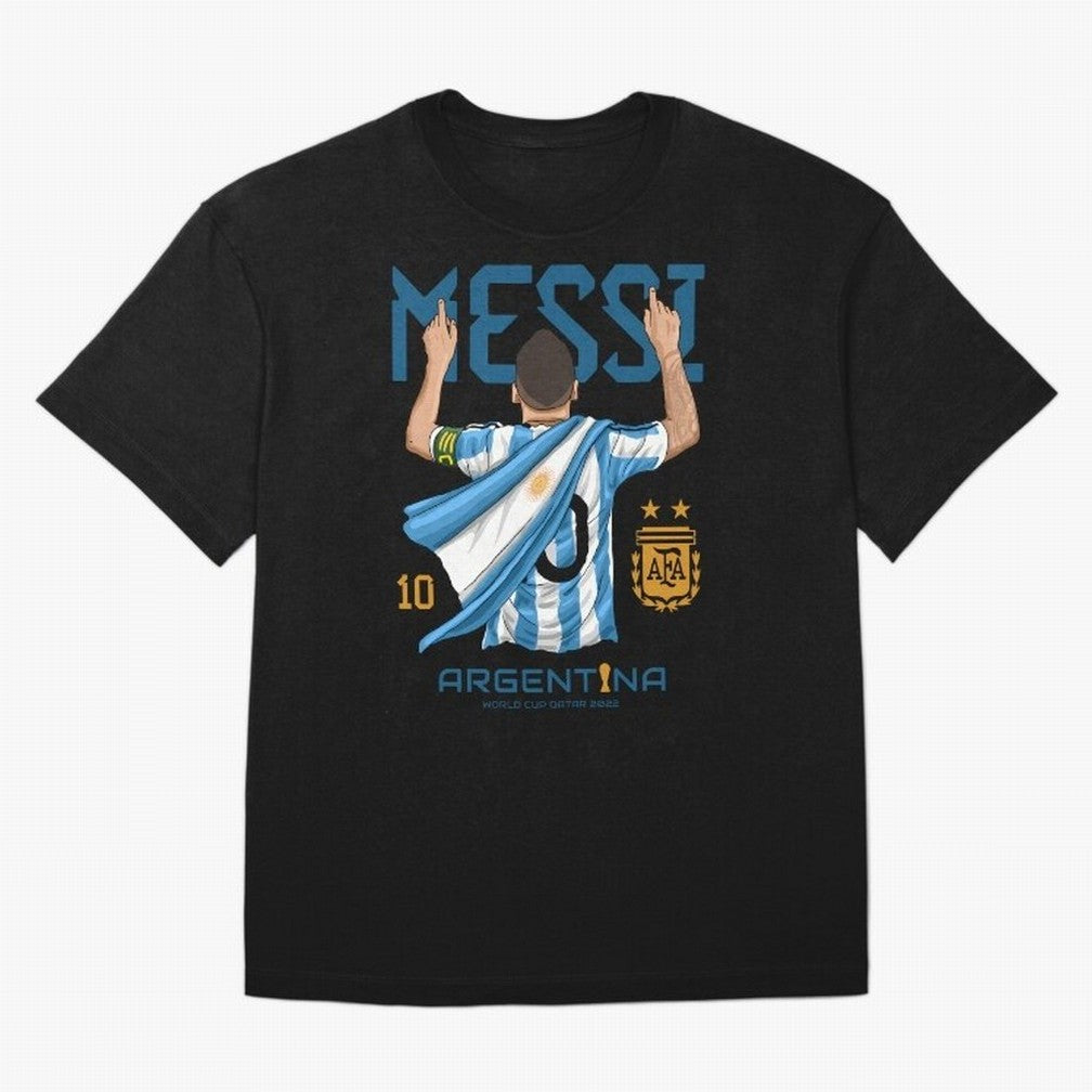 Lionel Messi Argentina Champions World Cup Essential T-Shirt Bring Match Day Fire to the FIFA World Cup 2026 USA Canada Mexico Journey through Messi, CR7 and Mbappe Highlights, France Pride, Classic Soccer Heritage, Championship Pressure, Fan