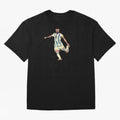 Lionel Messi Classic T-Shirt Carry National Pride through Global Football Passion for FIFA World Cup 2026 USA Canada Mexico, Inspired by CR7 and Messi, Brazil, Retro Football Energy, Iconic Rivalries, Trophy Chase Drama and Stadium Atmosphere;