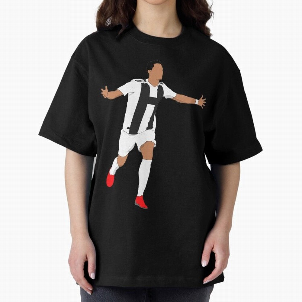 Ronaldo Oversized T-Shirt Bring Match Day Fire to FIFA World Cup 2026 Group Stage Spirit, Made for Spain, Haaland, Football Passion, Legendary Performances, Festival Vibes and Supporter Community; Ideal for Passionate Fans Who Love Underdog