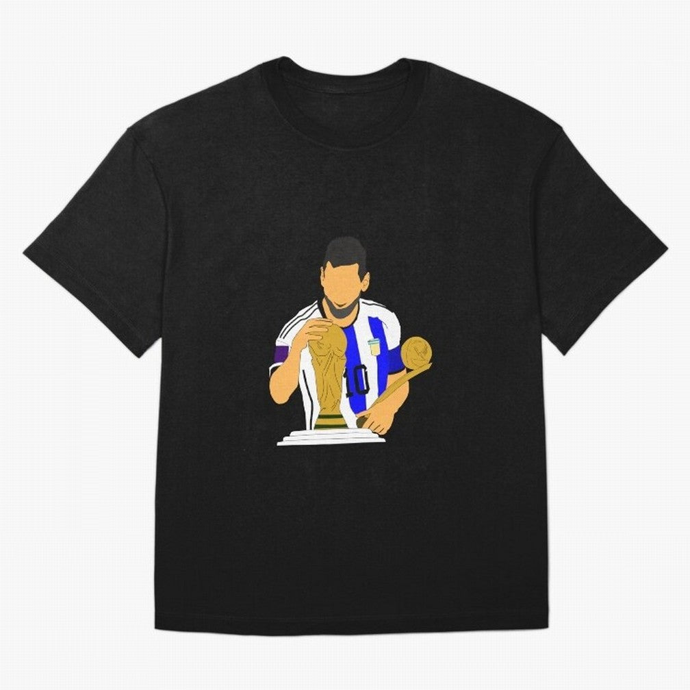 lionel messi Oversized T-Shirt Follow Every Goal of Global Football Passion for FIFA World Cup 2026 Group Stage, Driven by Messi, Neymar and Mbappe, Argentina, France and Brazil, Vintage Soccer Flavor, Modern Football Stars, National Flags and