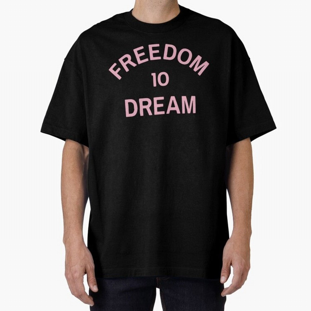 Freedom 10 Dream Oversized T-Shirt Back the Journey through Match Day Hype around FIFA World Cup 2026 Group Stage, Haaland and Mbappe, Germany, Global Supporter Spirit, Legendary Goals, National Colors and Tournament Celebration; Perfect for People