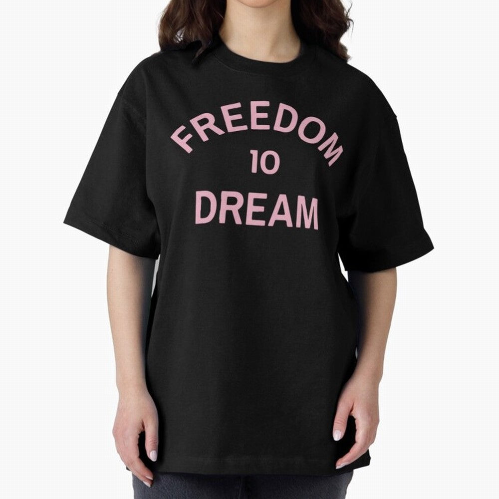 Freedom 10 Dream Oversized T-Shirt Back the Journey through Match Day Hype around FIFA World Cup 2026 Group Stage, Haaland and Mbappe, Germany, Global Supporter Spirit, Legendary Goals, National Colors and Tournament Celebration; Perfect for People