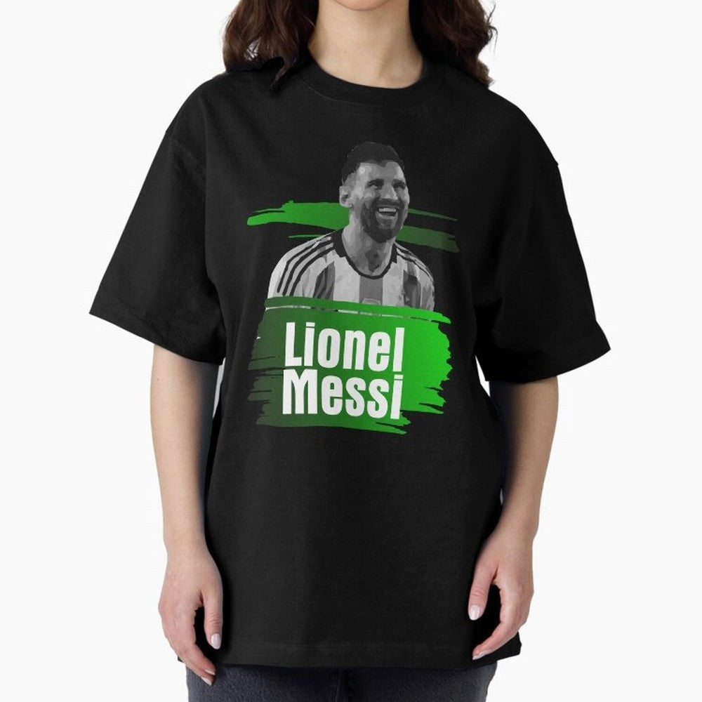 Lionel Messi Oversized T-Shirt Feel International Energy from FIFA World Cup 2026 Centered on CR7, Brazil Energy, Stadium Chants, National Pride, Trophy Dreams and Unforgettable Football Memories; Perfect for People Who Love Argentina, Brazil,