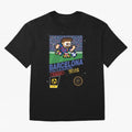 FC Barcelona (8-bit Football / Soccer Videogame Cart) Essential T-Shirt Relive Legendary Nights from FIFA World Cup 2026 Group Stage Spirit, Made for Spain, Mbappe, Tournament Hype, Historic Matchups, Family Viewing Parties and Global Sports Pride;