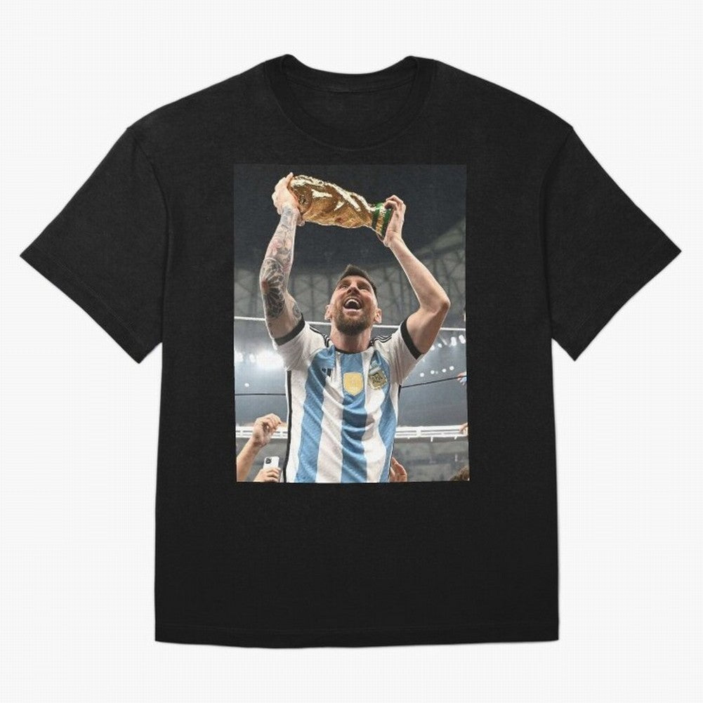 Lionel Messi Essential T-Shirt Turn Football Passion into Match Day Hype around FIFA World Cup 2026 Group Stage, Messi and Cristiano Ronaldo, Portugal, Global Supporter Spirit, Legendary Goals, National Colors and Tournament Celebration; Made for