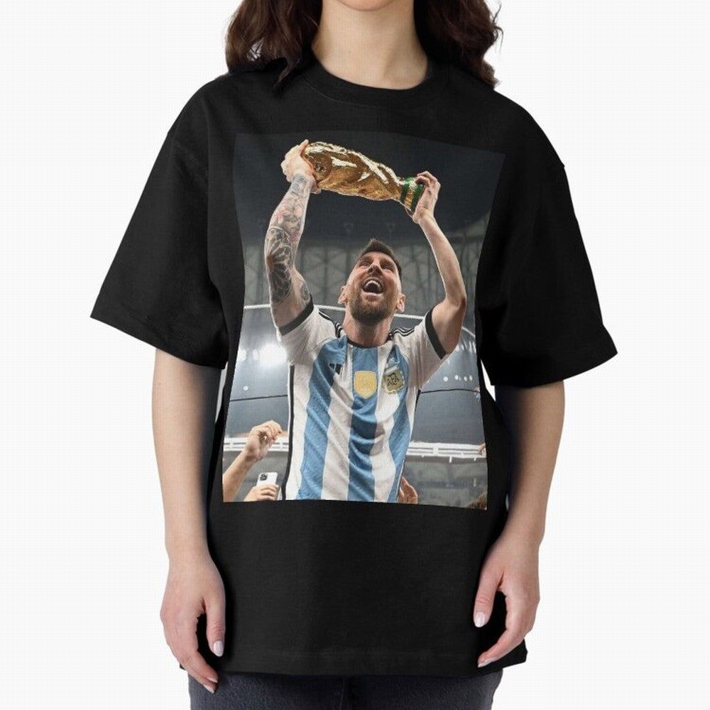 Lionel Messi Essential T-Shirt Turn Football Passion into Match Day Hype around FIFA World Cup 2026 Group Stage, Messi and Cristiano Ronaldo, Portugal, Global Supporter Spirit, Legendary Goals, National Colors and Tournament Celebration; Made for