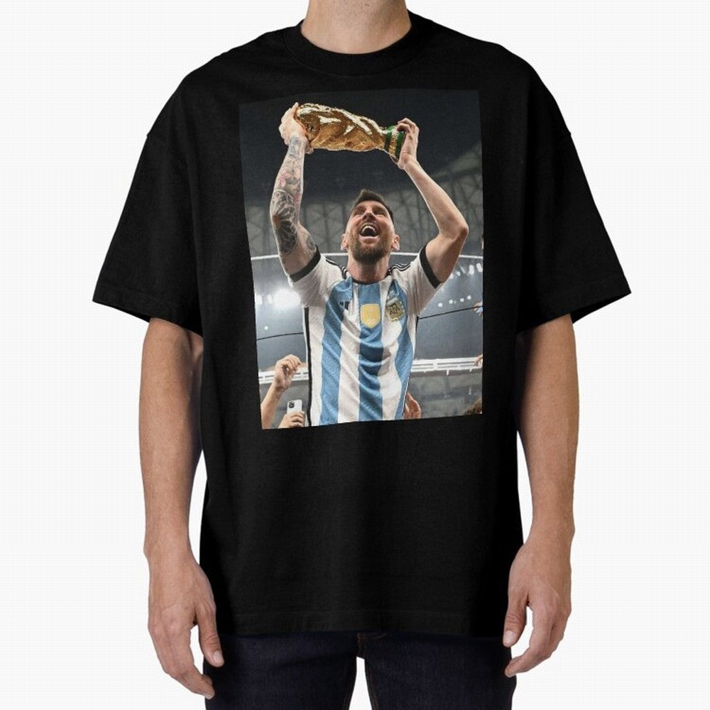 Lionel Messi Essential T-Shirt Turn Football Passion into Match Day Hype around FIFA World Cup 2026 Group Stage, Messi and Cristiano Ronaldo, Portugal, Global Supporter Spirit, Legendary Goals, National Colors and Tournament Celebration; Made for