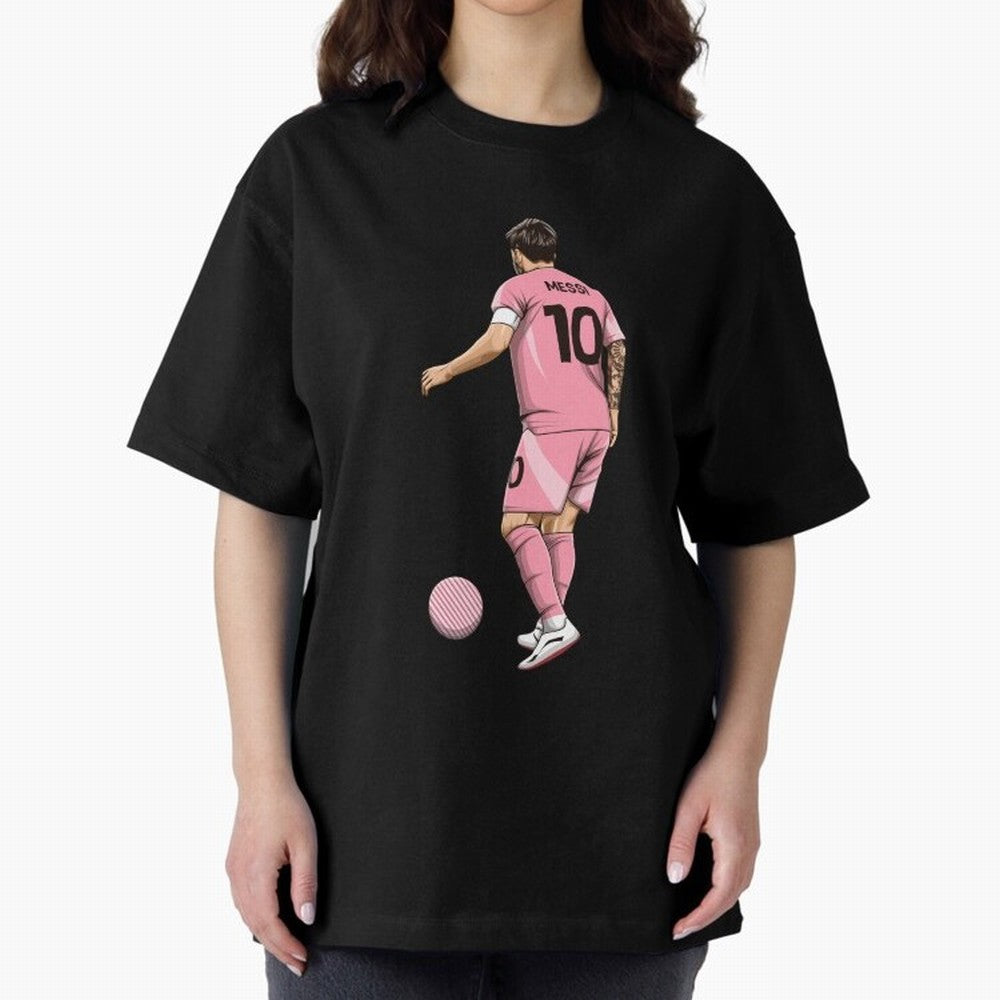 Lionel Messi Oversized T-Shirt Refresh FIFA World Cup 2026 Group Stage Inspired by CR7 and Messi, Netherlands Energy, Vintage Soccer Flavor, Modern Football Stars, National Flags and Final Night Emotion; Great for Watch Parties, Sports Bars, Family