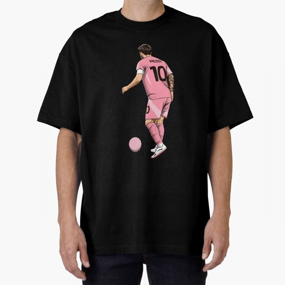 Lionel Messi Oversized T-Shirt Refresh FIFA World Cup 2026 Group Stage Inspired by CR7 and Messi, Netherlands Energy, Vintage Soccer Flavor, Modern Football Stars, National Flags and Final Night Emotion; Great for Watch Parties, Sports Bars, Family