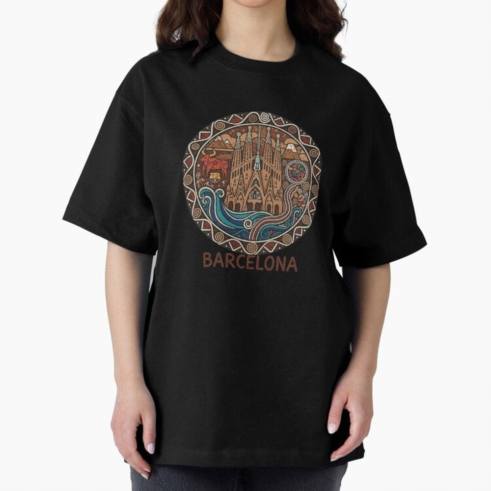 BARCELONA Oversized T-Shirt Experience FIFA World Cup 2026 Group Stage Spirit, Made for Germany, Cristiano Ronaldo, Classic Soccer Heritage, Championship Pressure, Fan Loyalty and International Pride; Made for Collectors Who Enjoy Iconic Players,