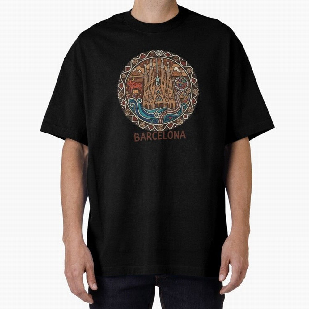 BARCELONA Oversized T-Shirt Experience FIFA World Cup 2026 Group Stage Spirit, Made for Germany, Cristiano Ronaldo, Classic Soccer Heritage, Championship Pressure, Fan Loyalty and International Pride; Made for Collectors Who Enjoy Iconic Players,
