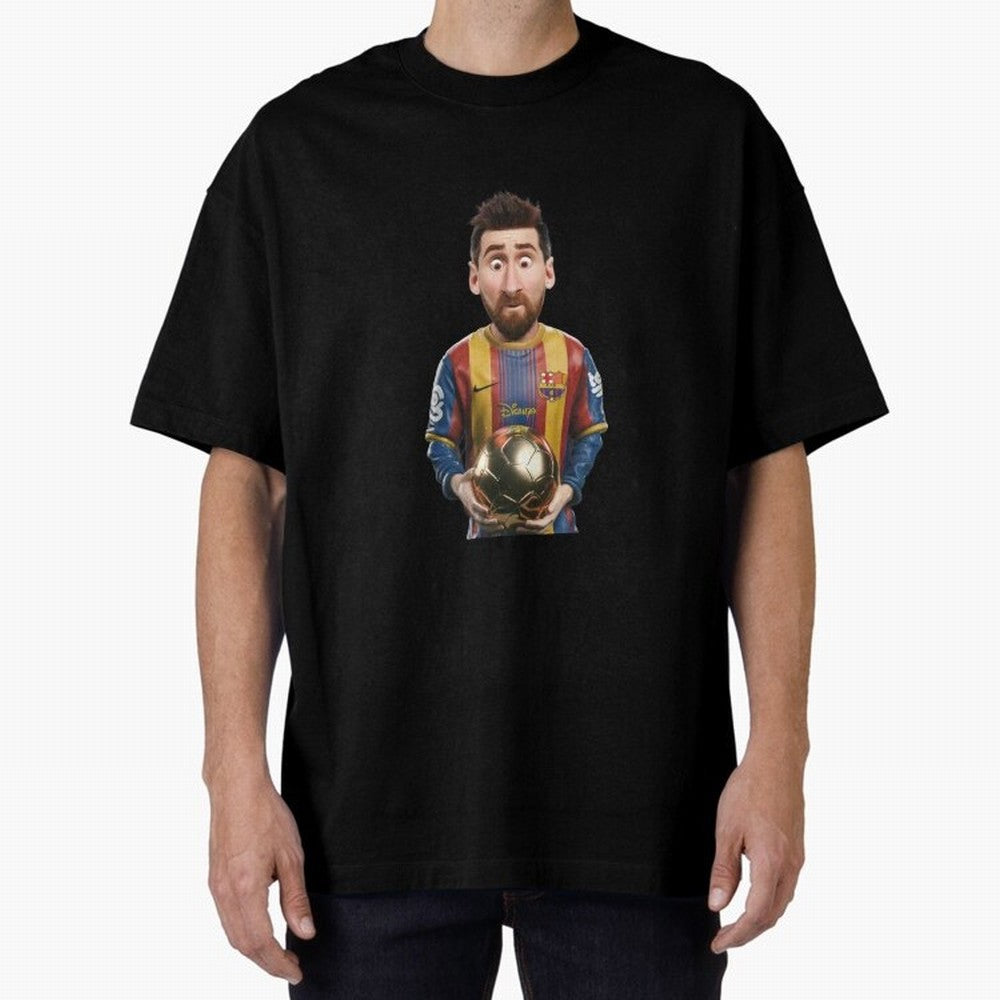 Gold Ball Classic T-Shirt Support Iconic Players in FIFA World Cup 2026 Spirit, Centered on France and Portugal, Messi and Cristiano Ronaldo, Global Supporter Spirit, Legendary Goals, National Colors and Tournament Celebration; Ideal for Football