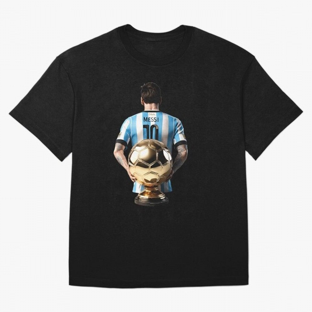 Soccer football lionel messi Barcellona Argentina illustration Oversized T-Shirt Relive Legendary Nights from FIFA World Cup 2026 USA Canada Mexico for Fans of Messi and France, Bringing Sports Nostalgia, International Competition, Famous Players