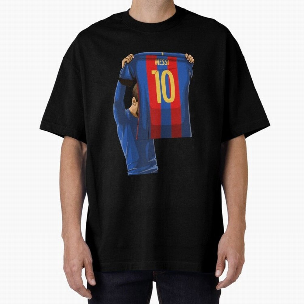 Lionel Messi Oversized T-Shirt Make Every Match About the FIFA World Cup 2026 Group Stage Journey through Neymar Highlights, Argentina and Brazil Pride, Championship Spirit, Famous Goals, Roaring Crowds and International Football Unity; Perfect for